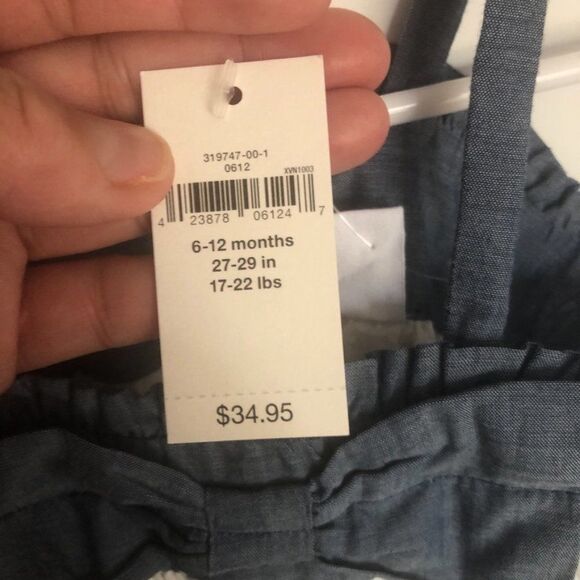 New babyGap Denim and Floral Sundress - 6-12 mos - Picture 4 of 5